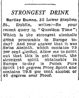 Letter from Bartley Dunne to Irish Independent (27 Aug 1959)