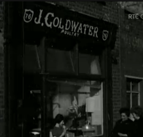J. Goldwater shop on Clanbrassil Street. (RTE, documentary 1965)
