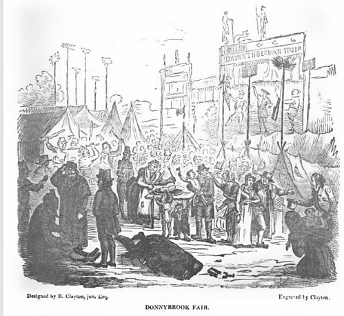 The infamous Donnybrook Fair (1835)